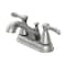 Oakbrook Collection OakBrook Brushed Nickel Two-Handle Bathroom Sink Faucet 4 in. 67297W-6004 - alternate 1